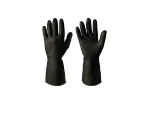 Black Rubber Latex 1.6mm Gloves Kubi